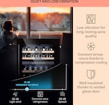 thumbnail of Klarstein Vinsider 36 Onyx Edition Weinkühlschrank 2 Kühlzonen 5-22°C 85l Schwarz