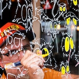 thumbnail of Securit® Pack de 4 rotuladores de tiza líquida Waterproof - Amarillo, Verde, Rojo, Azul - Punta biselada 2-6mm