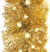 thumbnail of vidaXL Weihnachtsgirlande mit LED 10 m Golden
