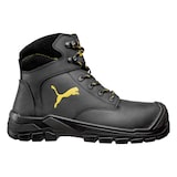 thumbnail of Puma Borneo Black Mid S3 CI HI HRO SRC Sicherheitschuhe Arbeitsschuhe Bauschuhe hoch Schwarz-Größe-42 EU