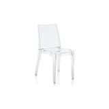 thumbnail of Grandsoleil sobre cristal claro transparente silla apilable 54x50x84