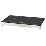 thumbnail of GastroHero Doppel Induktionskochfeld ECO 3500 W Induktionsplatte 2 Kochzonen Touch Kochfeld Edelstahl Glas Gastro Kochplatte Timer