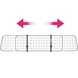thumbnail of tectake Grille de protection pour chien Balu, réglable en largeur, 2 ceintures de sécurité - noir - 405037