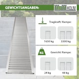 thumbnail of TRUTZHOLM 2 x Schwerlastrampen 265 cm 3300kg/Paar Alu 35 cm Breite geriffelt Rampen Verladerampen