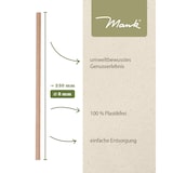 thumbnail of Trinkhalme in naturbraun aus Papier,  Ø 8 mm / 23 cm, 3600 Stück verpackt im Folienbeutel, einzeln verpackt