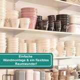 thumbnail of PRIOstahl Wandschienen Schienen 2 Stück zweireihige Lochung Länge: 1500mm Weiß für Regale aus Stahl