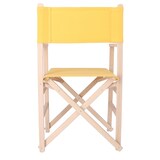 thumbnail of Aranaz Sillón director sin barniz lona amarilla