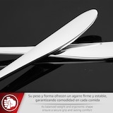 thumbnail of MAGEFESA IRIA Cubertería de 24 Cubiertos para 6 Comensales Fabricada en Acero Inoxidable, Tenedores, Cucharas, Cucharillas y Cuchillos de Mesa