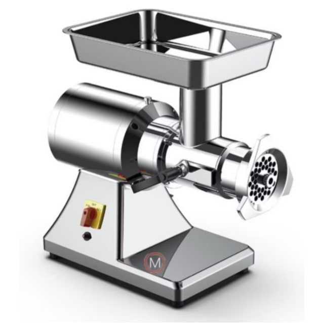 Gasfri - Picadora de carne profesional industrial de acero inoxidable boca 12