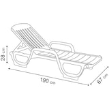 thumbnail of Grosfillex 12er-Set Sonnenliege MIAMI