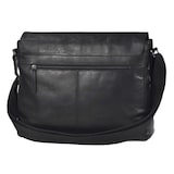 thumbnail of Greenburry Umhängetasche Leder schwarz 38x27cm Damen Herren Schultertasche Messengerbag Aktentasche