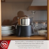 thumbnail of MAGEFESA DOUX Pasapurés de 18 cm de Diámetro Fabricado en Acero Inoxidable 18/10, Diseñado con 2 Patas de Apoyo y Equipado con un Disco Rallador Fijo