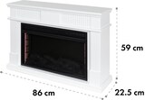 thumbnail of KlarsteinBern Elektrischer Kamin 1000/2000W LED 10-30 °C WochentimerWeiß