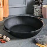 thumbnail of Gietijzeren Barbecue Pan - ø 20 x 4 cm - BBQ Accessoires - Mat Zwart