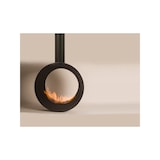 thumbnail of ERTA TUBE ASSYM – Hängender rotierender Biokamin, mattschwarze Farbe