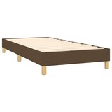 thumbnail of vidaXL Boxspringbett mit Matratze & LED Dunkelbraun 90x190 cm Stoff
