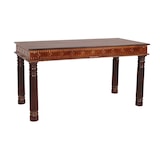 thumbnail of SIT Möbel Eettafel 140 x 70 cm | gerecycleerd oud hout bruin | met fijn houtsnijwerk | B 140 x D 70 x H 76 cm | 05114-30 | Serie ALMIRAH