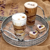 thumbnail of 12er Set CANDY Latte Macchiato Gläser mit Schrift-Dekor 380ml