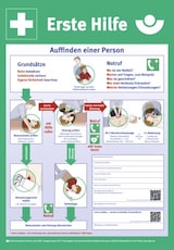 thumbnail of Aushang Erste Hilfe nach DGUV Information 204-001, PVC, 410x590 mm