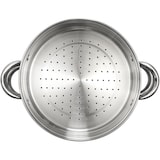 thumbnail of Olla Vaporizadora de Acero Inoxidable – Ø 25,5 x 33,5 cm – Gran Vaporera de Acero Inoxidable con Tapa de Cristal y Cestillo para Vapor – Plata