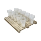 thumbnail of Transparente Becher aus PLA, kompostierbar - Kapazität: 200 ml - 7 oz.  50 Stück