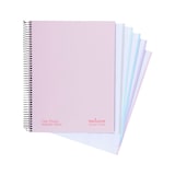 thumbnail of Caderno A4+ capa extra rígida 120H 80G pautado microperfurado 5 faixas cor Navigator Rosa