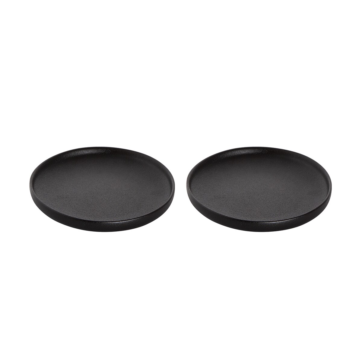 Maastricht Porselein Maastricht Porzellan Teller Universe 26 cm Schwarz Porzellan 2 Stück