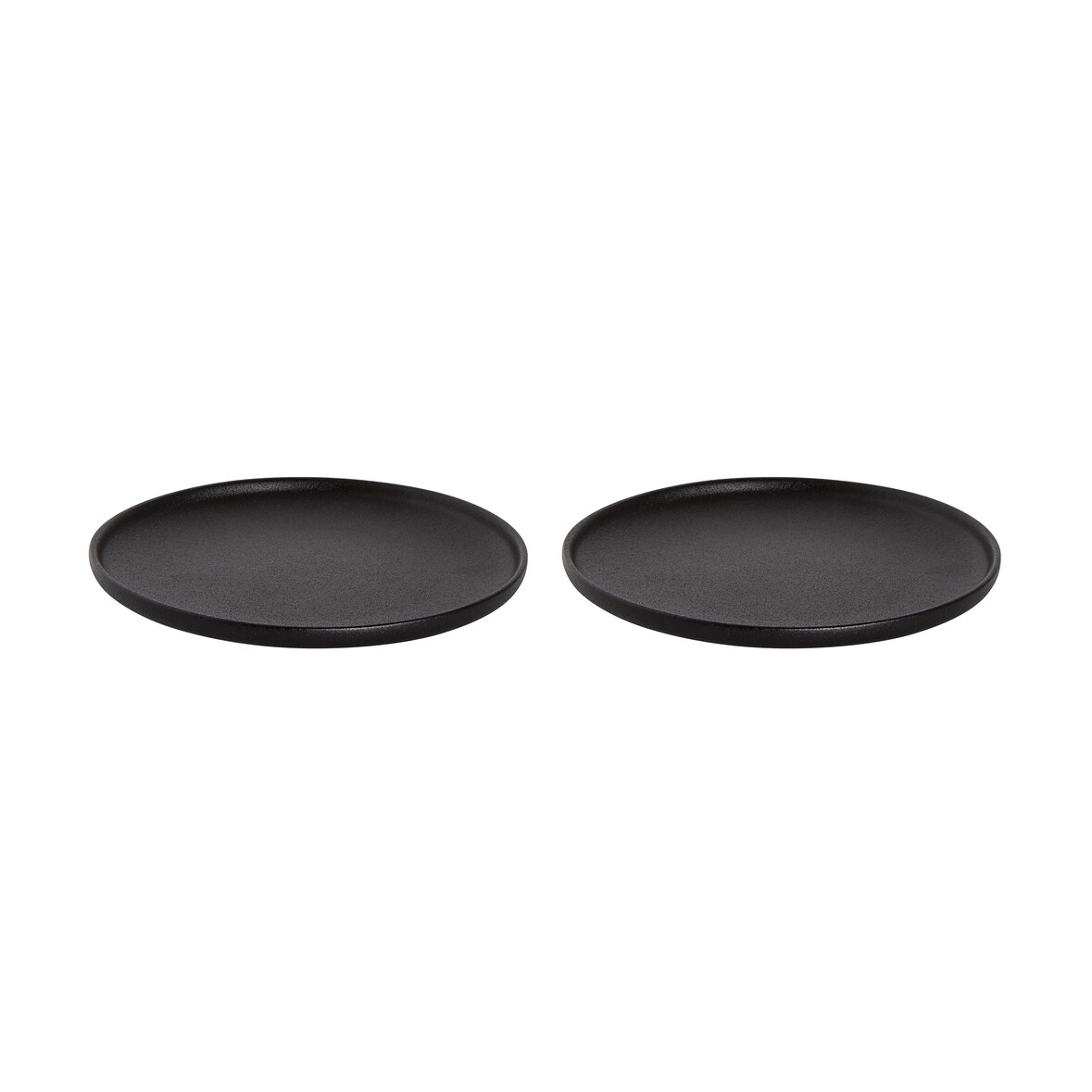 Maastricht Porselein Bord Universe 26 cm Zwart Porselein 2 stuks