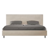 thumbnail of ityhome Letto matrimoniale king size contenitore imbottito 180x190 microfibra sabbia Mika