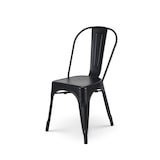 thumbnail of Lot de 6 chaises en métal noir mat - Style industriel