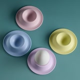 thumbnail of 4-delige set eierdopjes Ø 8,5 cm, H: 2 cm, melamine, bont