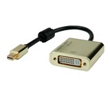 thumbnail of ROLINE GOLD 4K Mini DisplayPort/DVI Adapter, Actief, v1.2, Mini DP Male - DVI Female