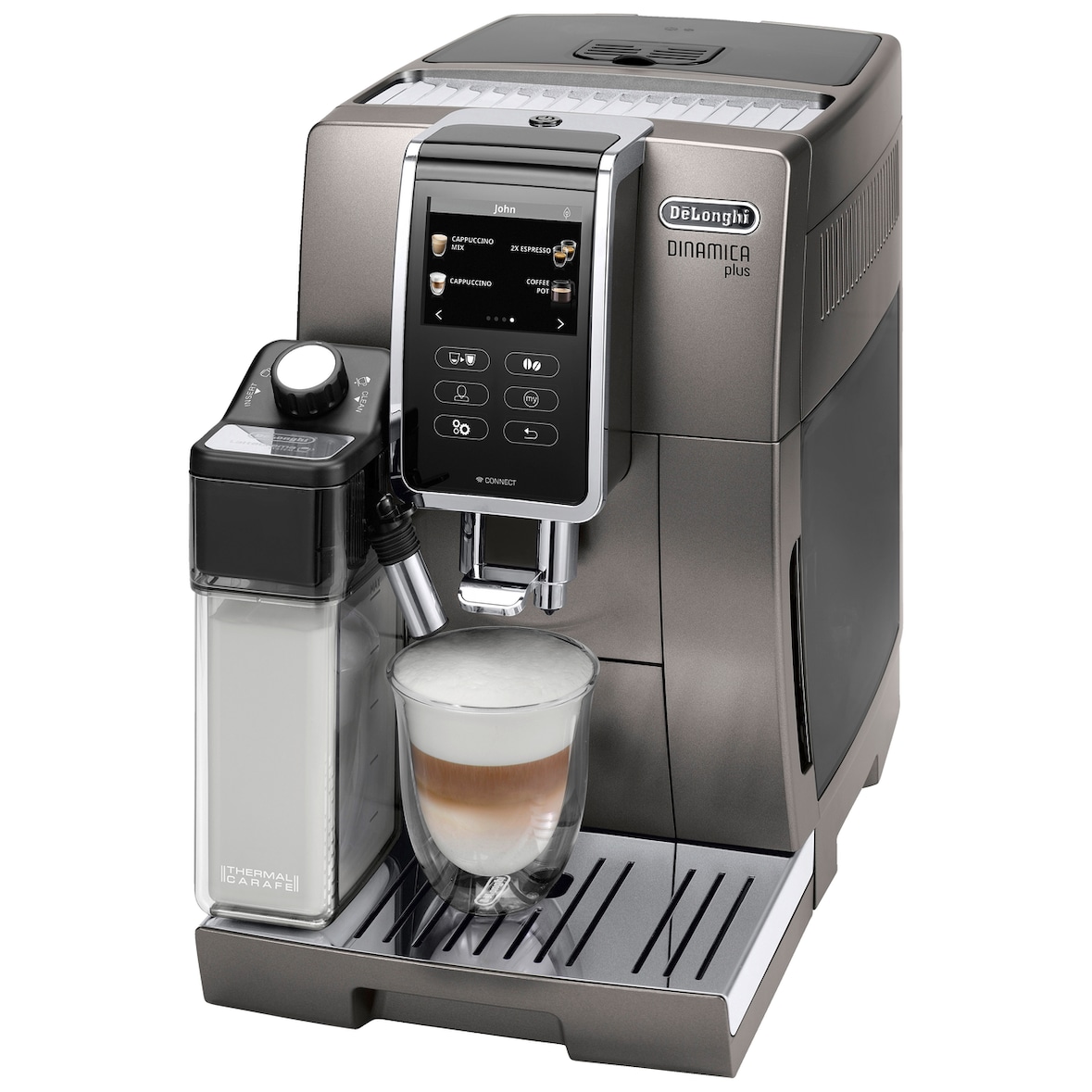 De’Longhi Dedica Style ECAM 370.95.T, totalmente automática, cafetera combinada