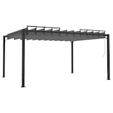 thumbnail of vidaXL Pergola mit Lamellendach 3x4 m Anthrazit Stoff und Aluminium