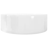 thumbnail of Keramik Waschbecken Hahnloch/Überlaufloch weiß rund