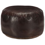thumbnail of vidaXL Pouf Dunkelbraun 60 x 30 cm Echtes Ziegenleder