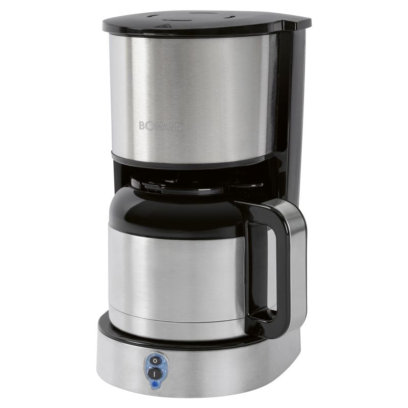 Machine à café thermos 1,2L Inox  KA6066CB-Inox usage non-intensif Bomann
