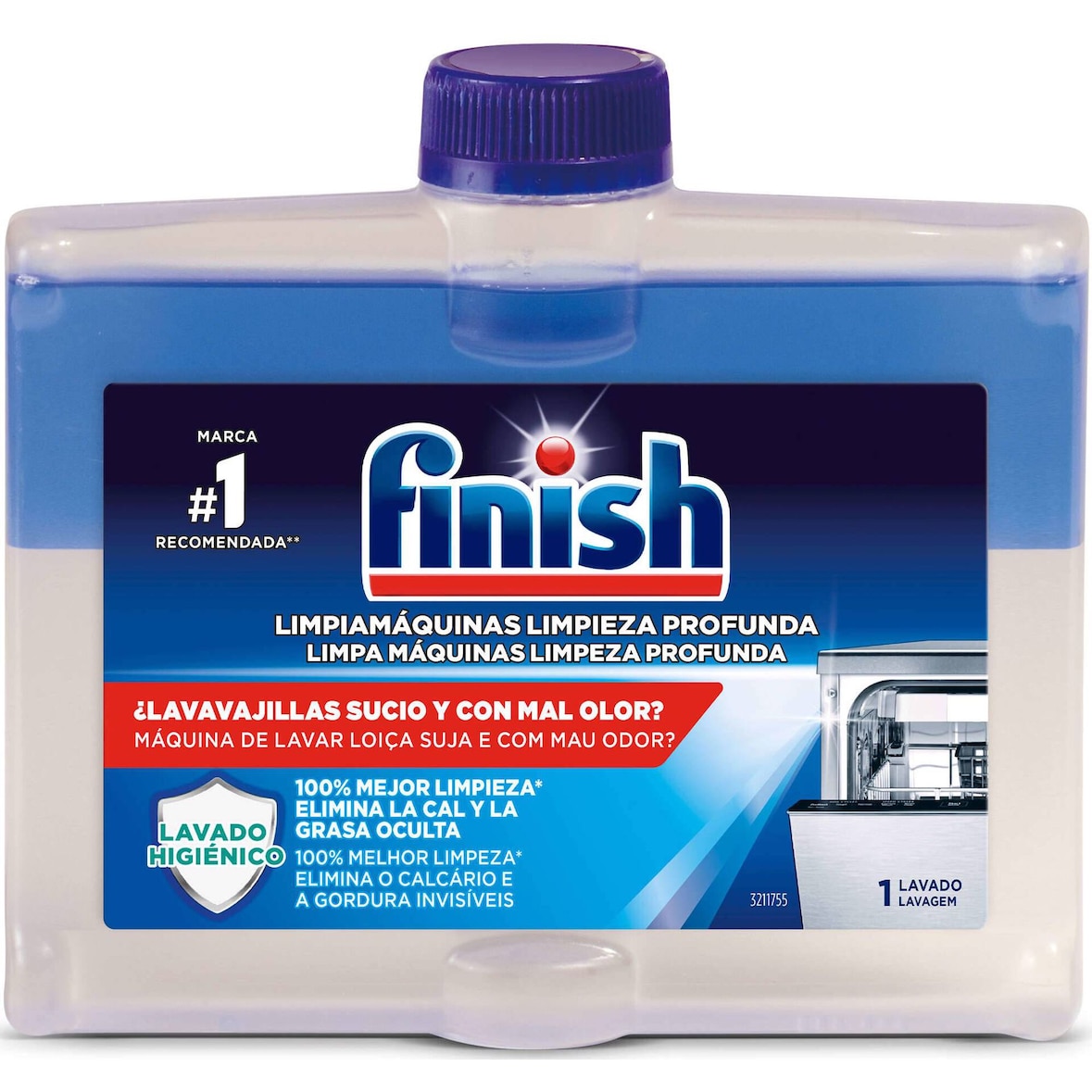 Limpiador lavavajillas Finish 250 ml