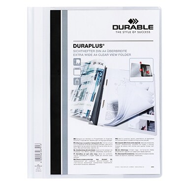 Durable personaliseerbare snelhechtmap Duraplus wit