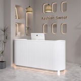 thumbnail of Geschäft Salon Empfangstisch Theke Tresen Kasse Laden Weiß 120*60cm