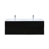 thumbnail of Meuble sous vasque 120 cm SORRENTO Noir carbone