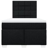 thumbnail of vidaXL Boxspringbett mit Matratze Schwarz 120x190 cm Stoff