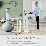 thumbnail of Mesa elevable eléctrica pequeña Leitz Ergo (65340001)