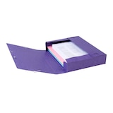thumbnail of Exacompta - Réf. 16015H - 10 boites de classement Cartobox Dos 60mm Carte lustrée - A4 - Violet