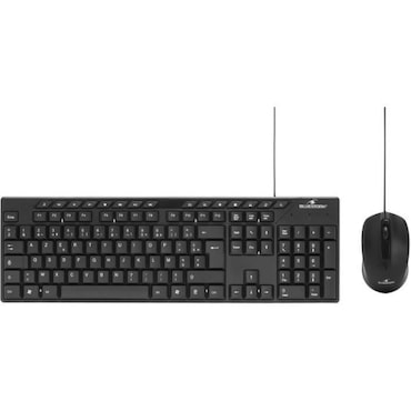 Pack Clavier Souris - BLUESTORK - MEDIA OFFICE - Filaire - Azerty - Compatible Windows - Noir Bluestork