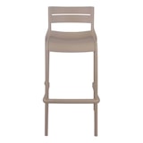 thumbnail of Set van 4 beige kunststof terrasstoelen