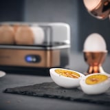 thumbnail of Arendo Frühstücks-Set, 4-Scheiben Langschlitztoaster, Wasserkocher 2200W, 6er Eierkocher, Kupfer