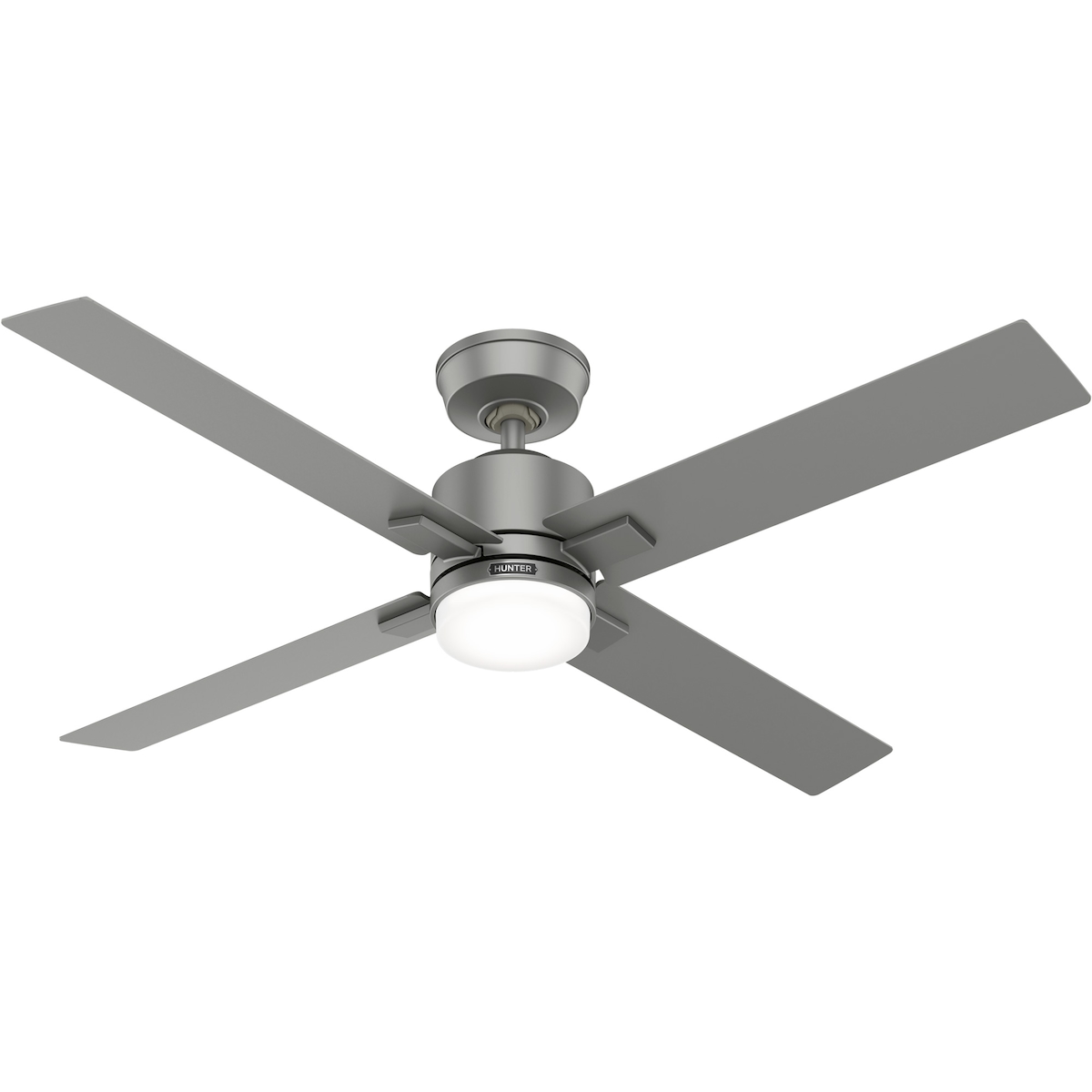 Hunter DC Deckenventilator Mila Silber mit LED & Fernbedienung 132
