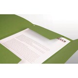 thumbnail of Falken 80004161 25x Einschlagmappe für DIN A4, 320g/m2 Manila-RC-Karton, mit 3 Klappen - Grün