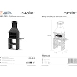 thumbnail of MF - BBQ Taos Plus mit 1 Seitenablage (Dunkelgrau - 110x58x214 cm) REF: M01020 - Für den Außenbereich.